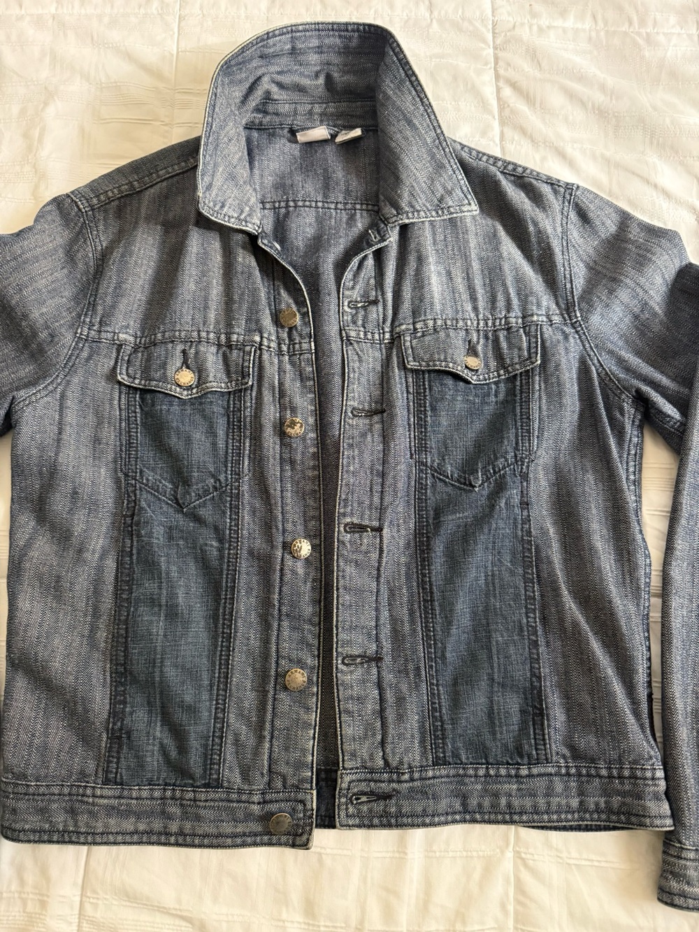 Armani Exchange Blue Denim-Style Jacket